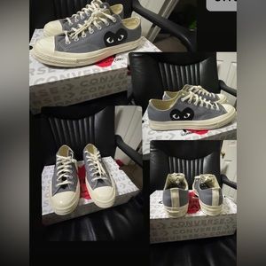 Comme des Garçons PLAY × Chuck 70 Low 'Steel
Gray'